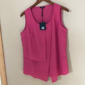 Milano sleeveless pink top. NWT